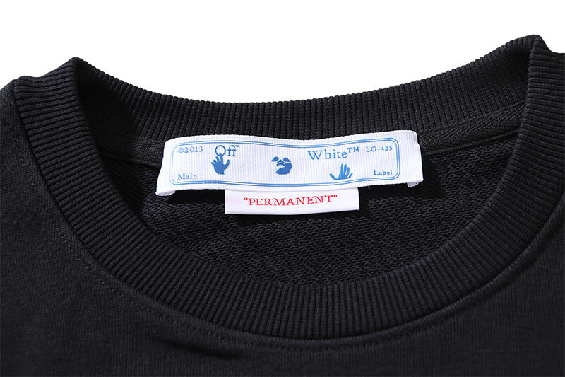 OFF-WHITE logo-print long-sleeve sweatshirt
