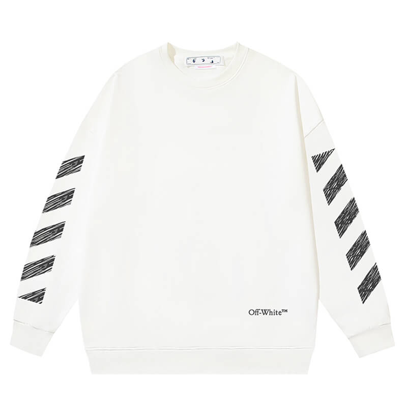 OFF-WHITE SCRIBBLE DIAG BOXY Sweatshirts