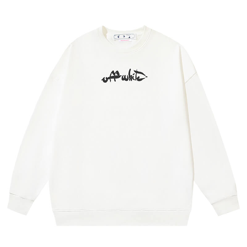 OFF-WHITE Paint Arrow Slim Sweatshirts