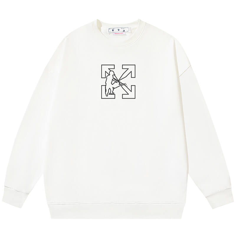 OFF-WHITE Logo Workers Sweatshirts